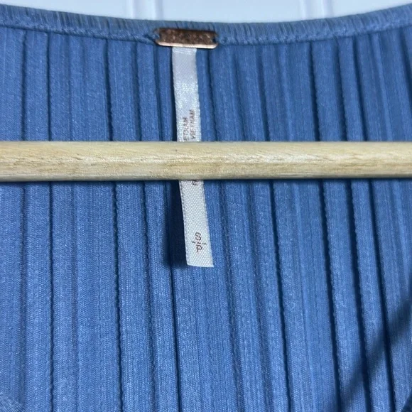 Free People Oversized Pleated Bell Sleeve Mini Dress S  Bohemian Relaxed Fit - Picture 8 of 14